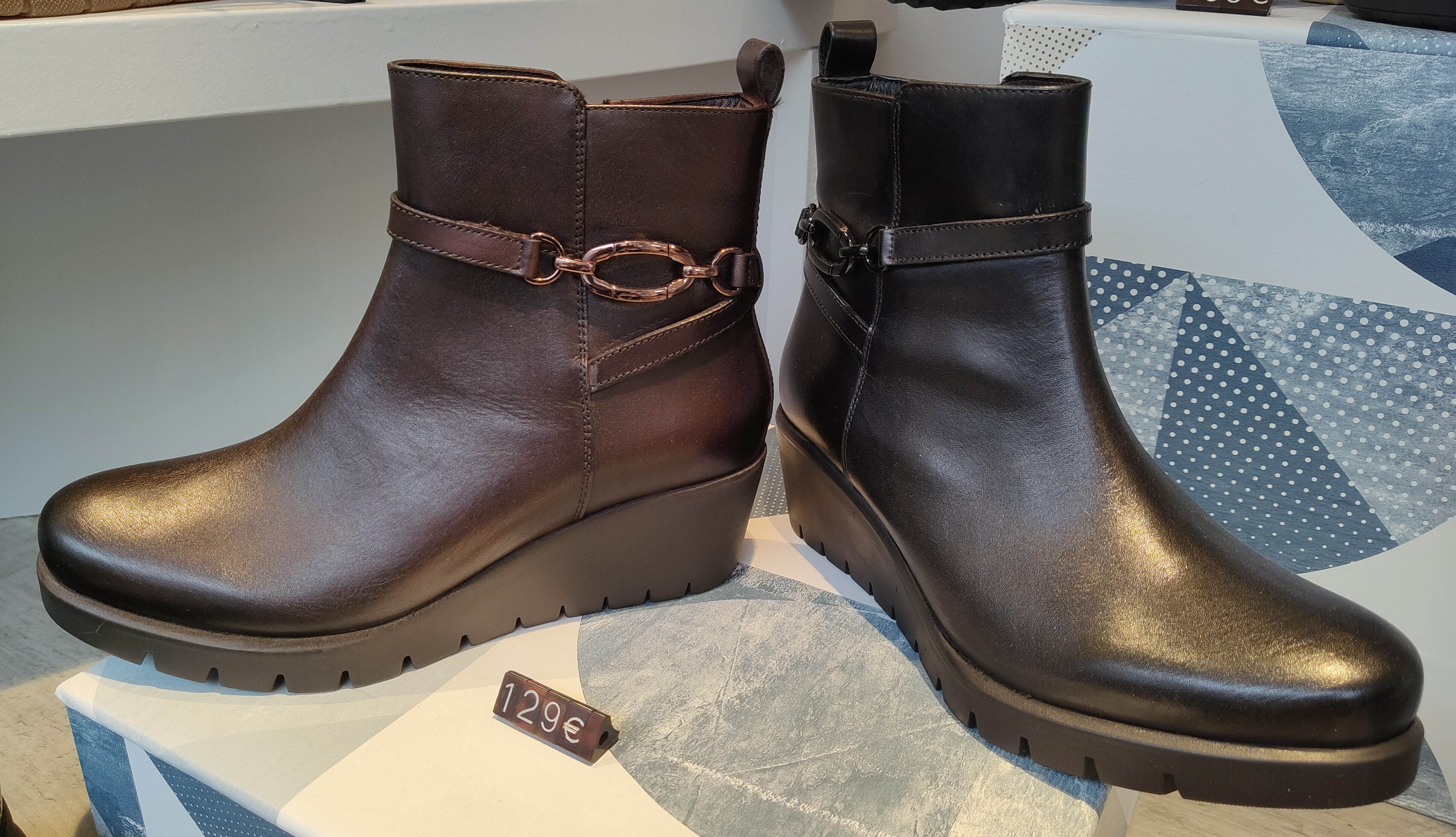 Bottines compensees ara auxpiedssensibles chaussures com