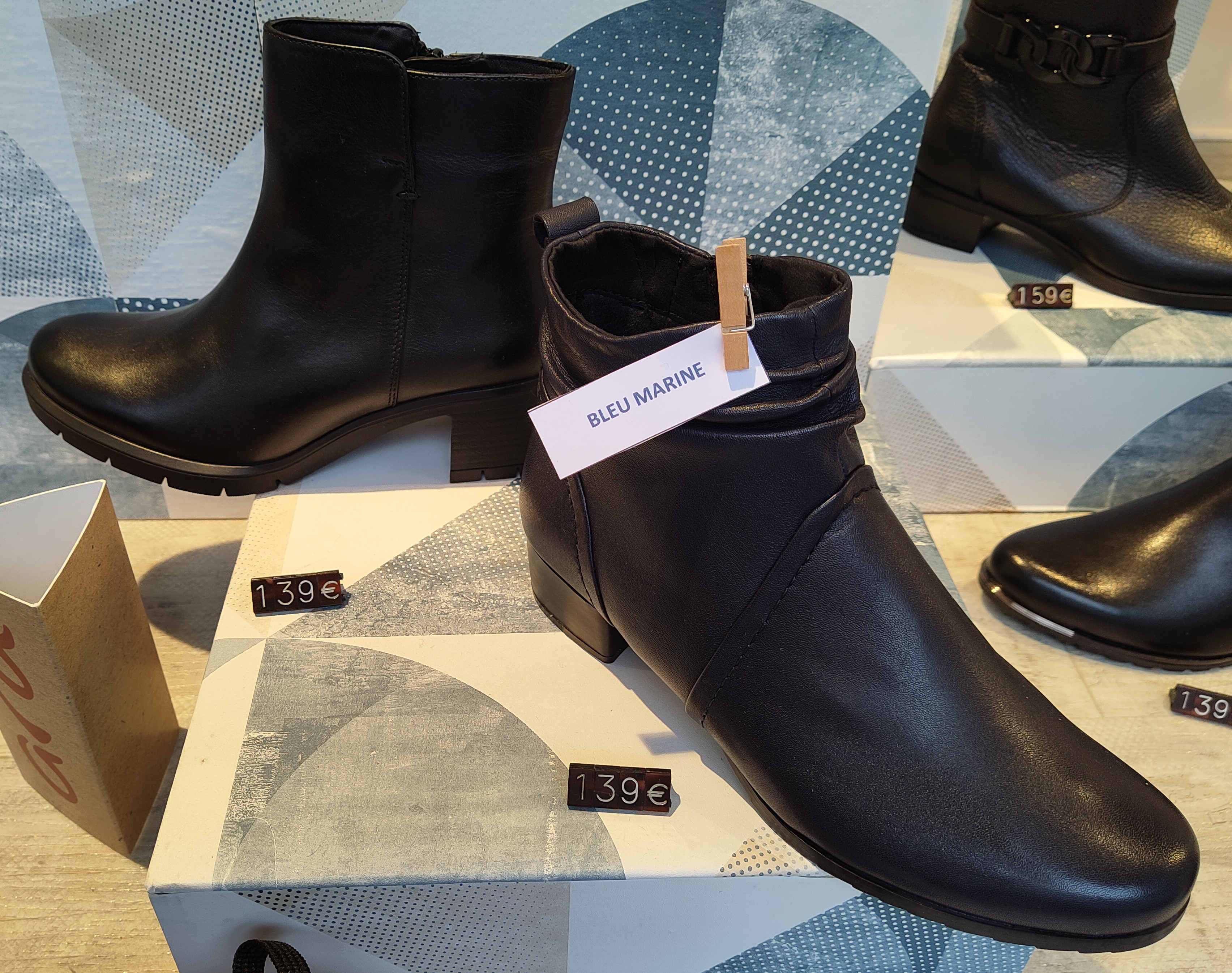 Bottine marine caprice auxpiedssensibles chaussures com