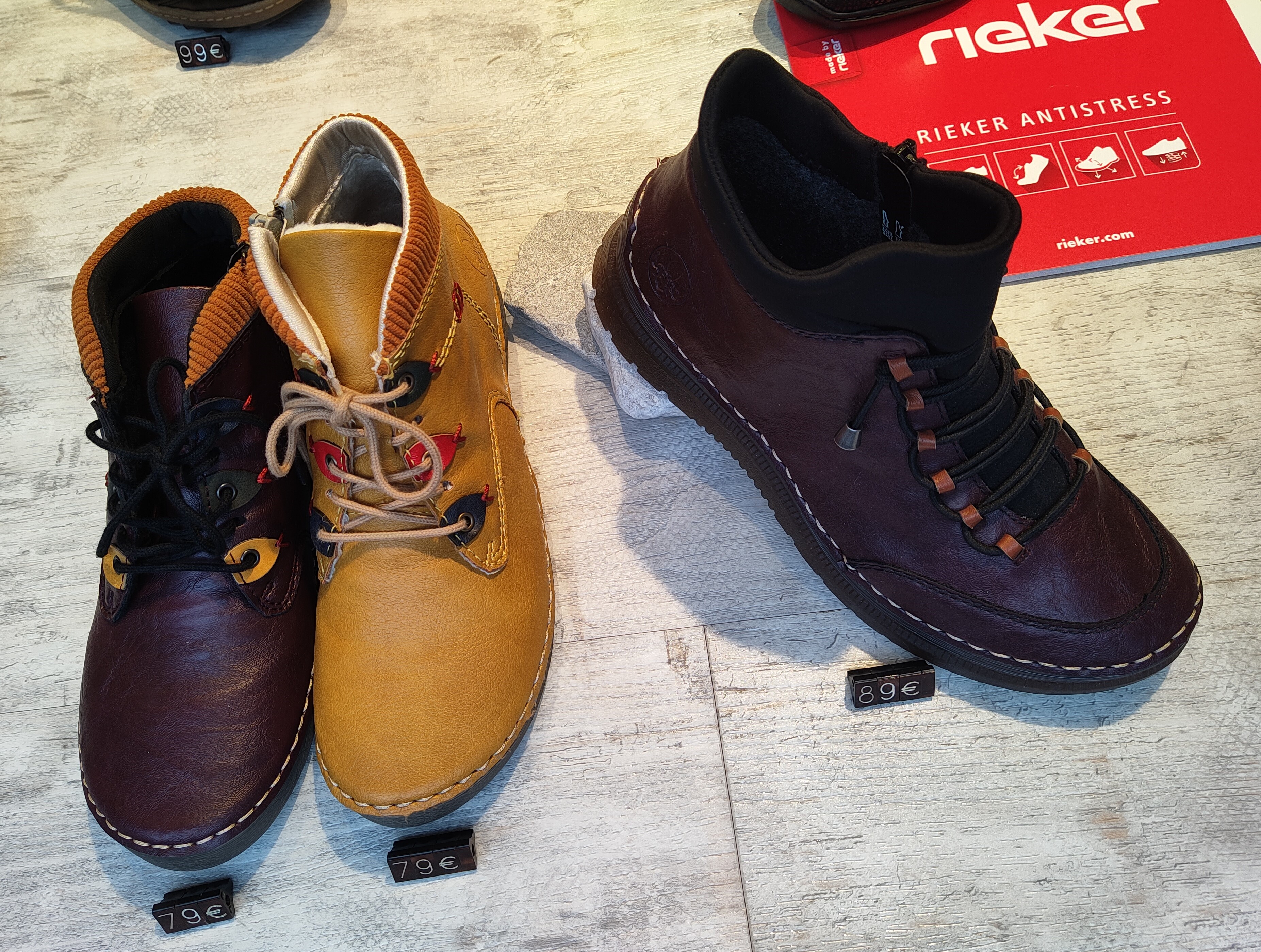 Bottillon jaune rieker auxpiedssensibles chaussures com