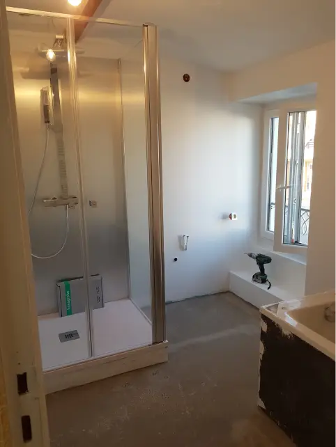 Pose douche salle de bain reze