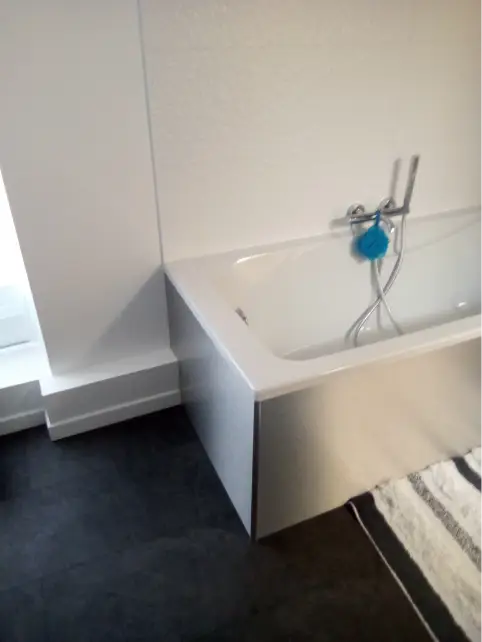 Pose sol pvc clipsable salle de bain