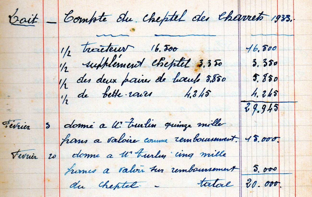 Les charrets 11 11 1933