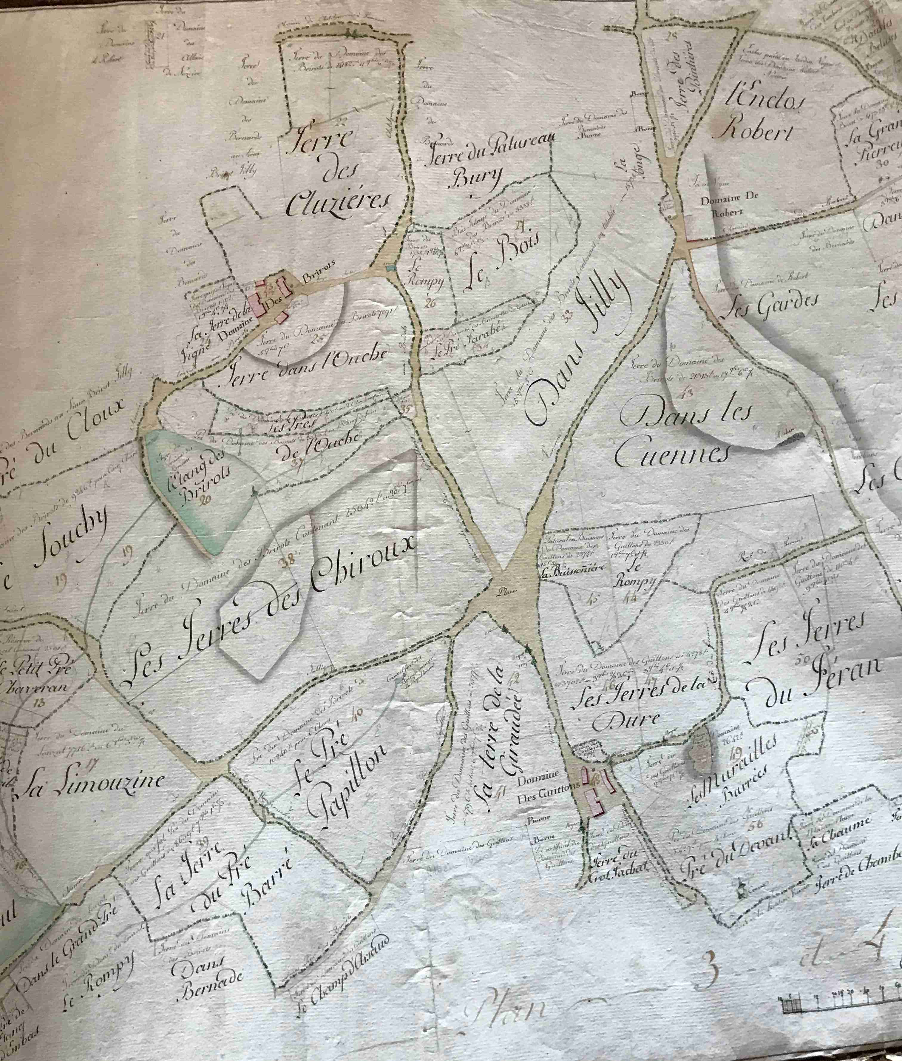 Plan-general-des-Guitons-en-1807