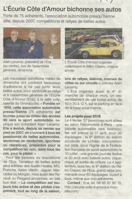 Article of sur ago du 07 02 2016
