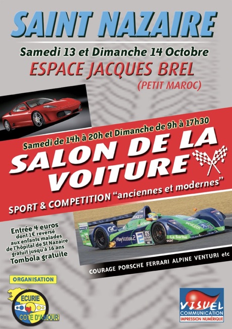 Affiche salon de la voiture