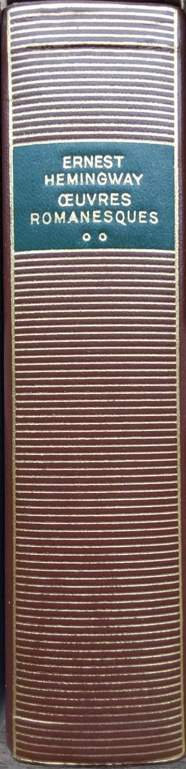 Volume 207 de Ernest Hemingway dans la bibliothèque de la Pléiade.