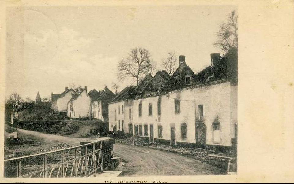 Le village a brûlé le 23 août 1914.