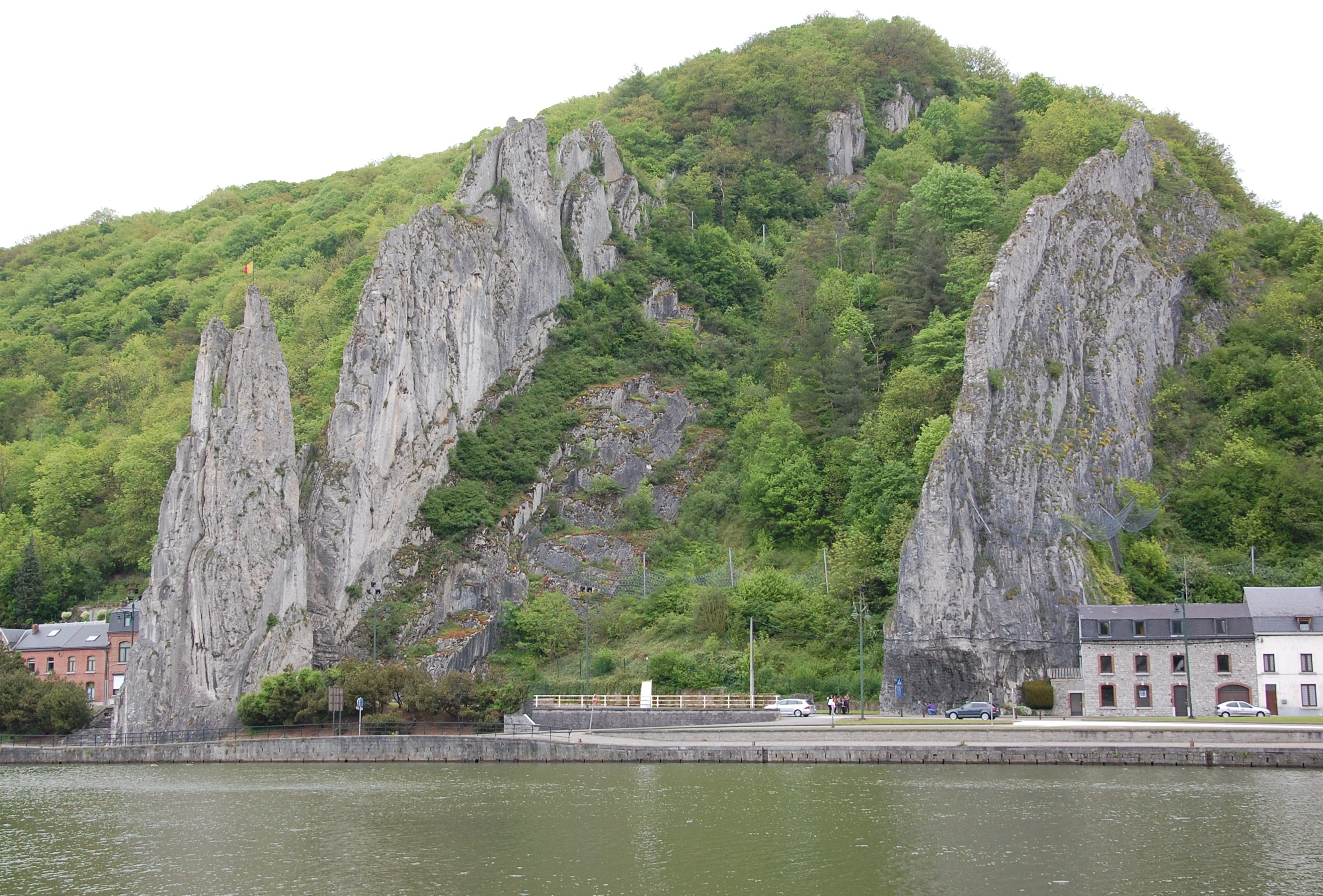 Dinant et le rocher Bayard, mai 2012.