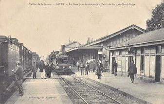 La gare de Givet.