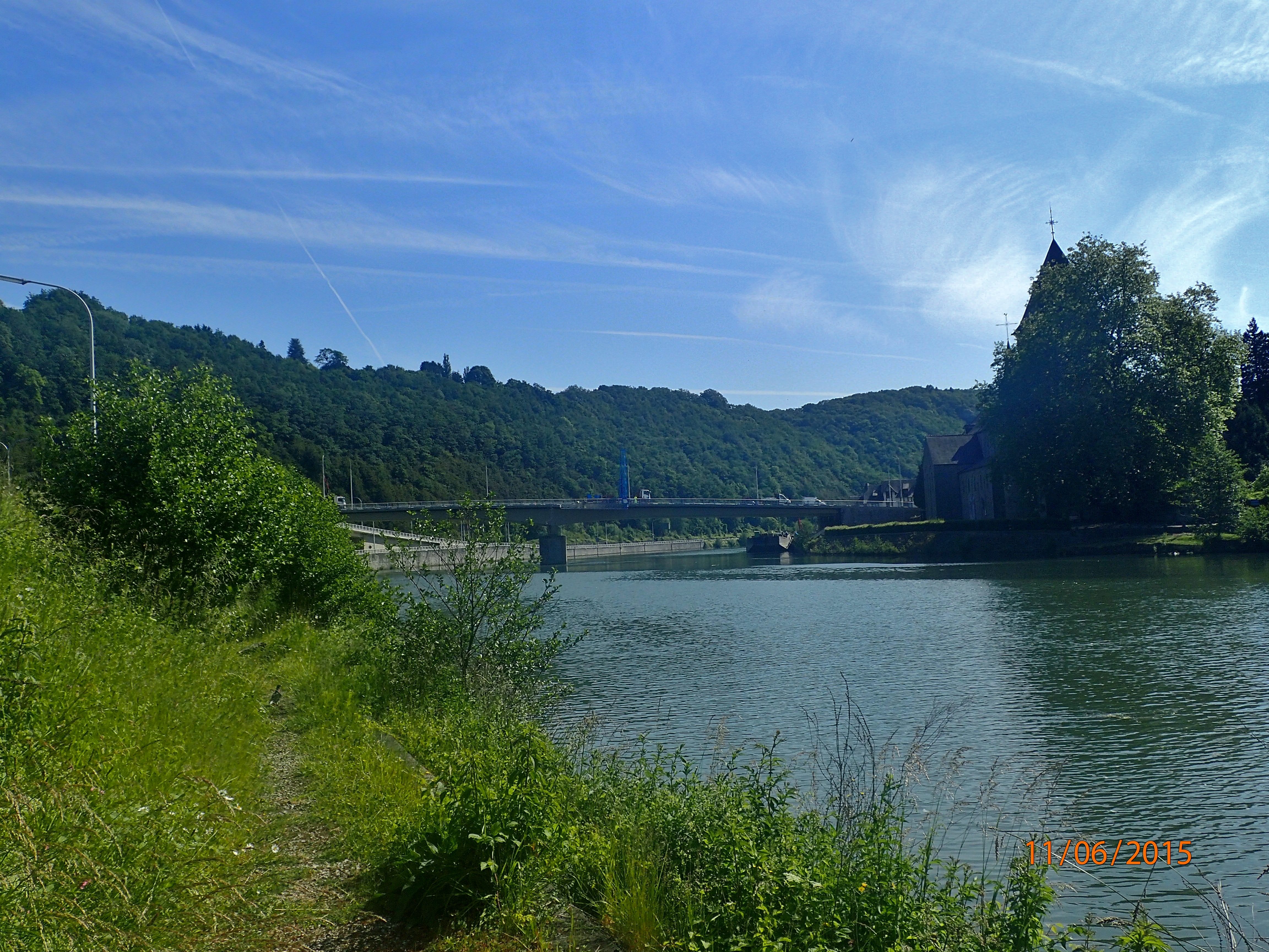 Le pont d'Hastière, juin 2015