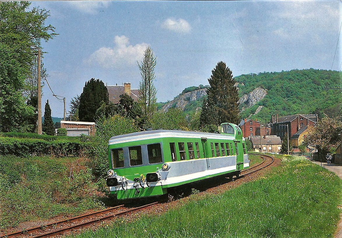 Autorail "Picasso" du CF3V, Waulsort mai 1993