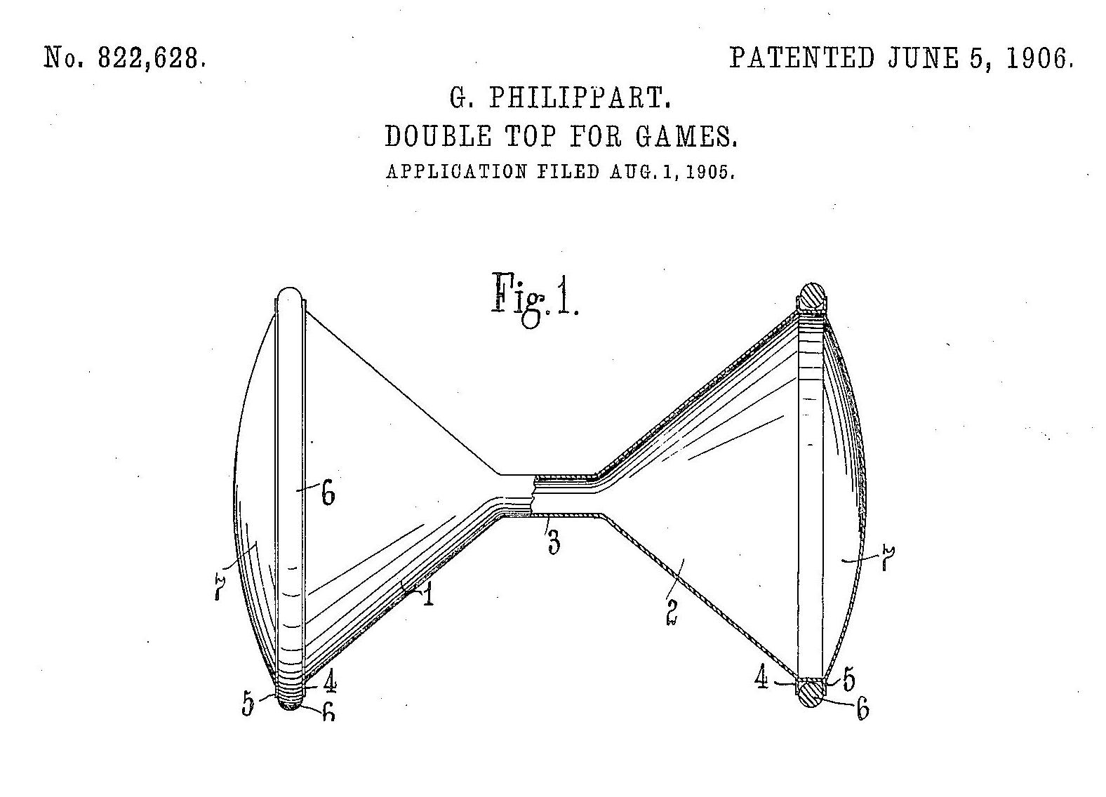 Brevet americain 1906 Ancien Diabolo