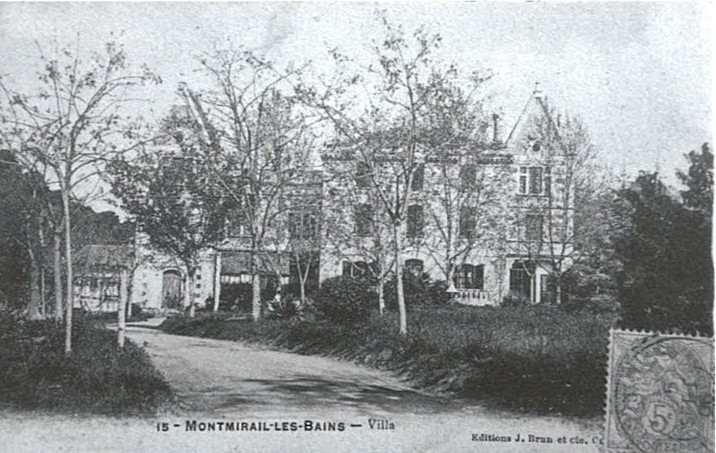 Chateau montmirail carte postale