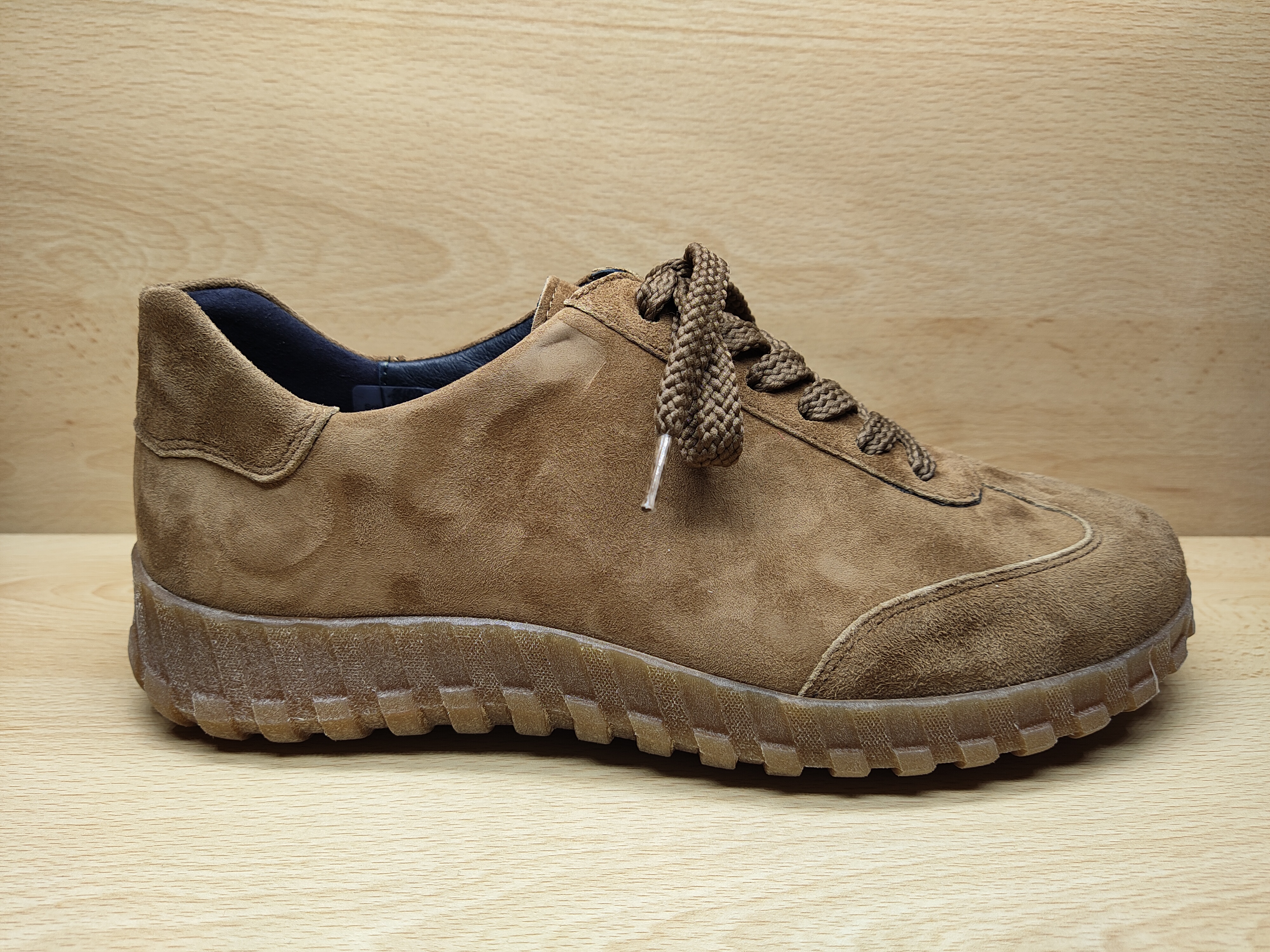 Chaussure a lacets semler j3016 042 042 cappuccino ext auxpiedssensibles chaussures com