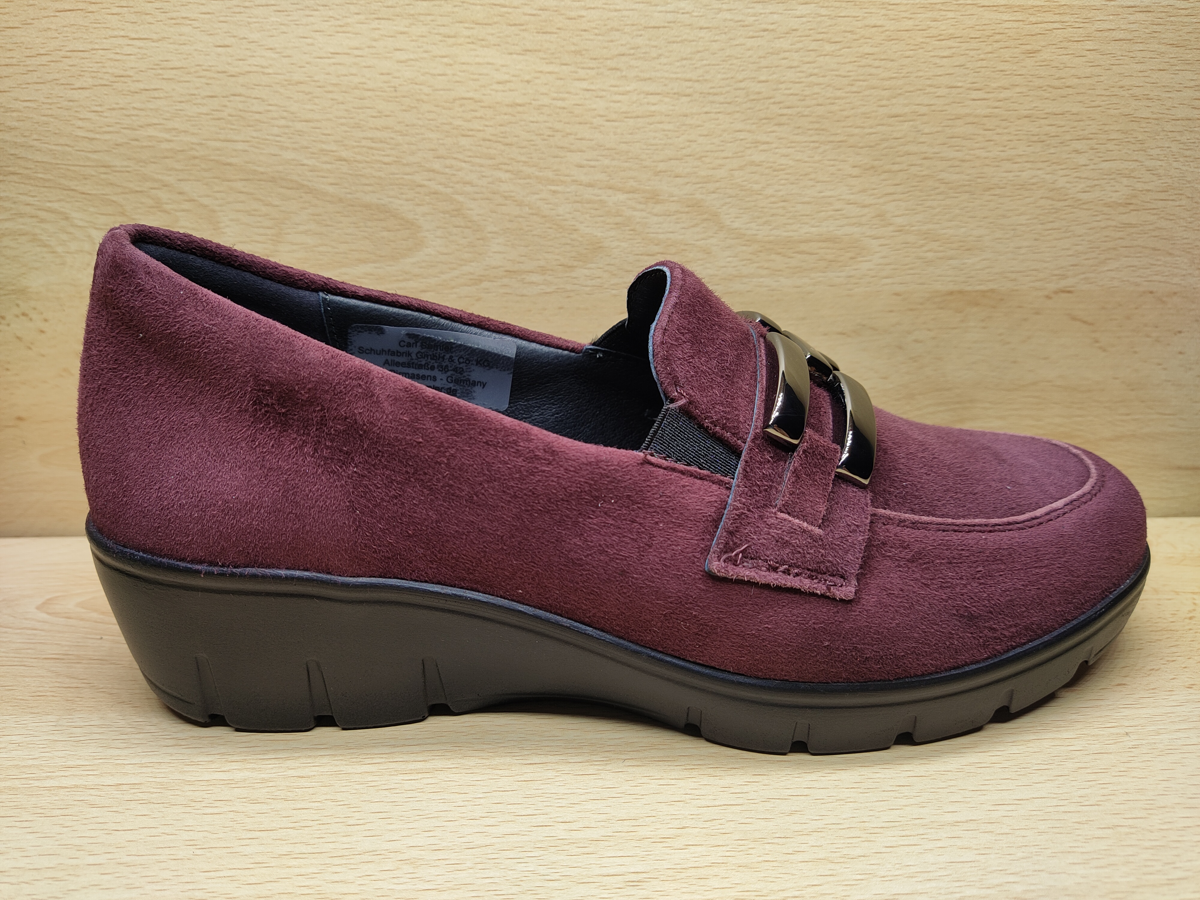Mocassin semler j7275 042 068 judith bordeaux ext auxpiedssensibles chaussures com