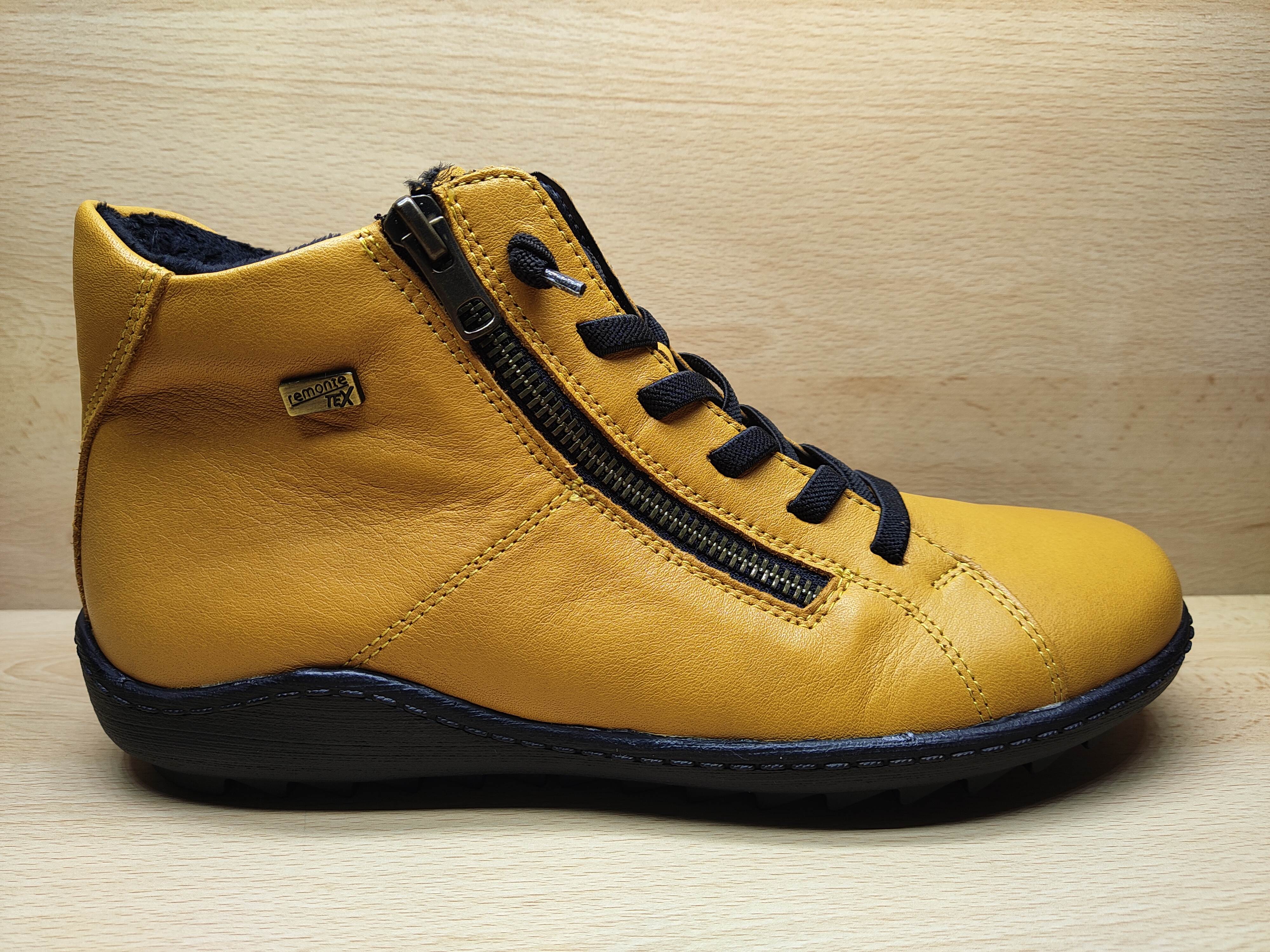 Bottillon remonte jaune r1455 68 ext auxpiedssensibles chaussures com