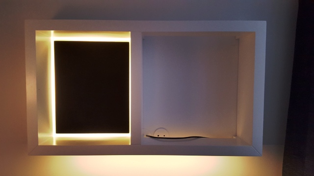 Meuble mini bar lumineux
