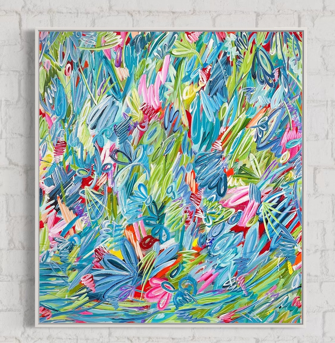 Catherine-ickx les-mots-bleus-100x90-encadree-catickx p