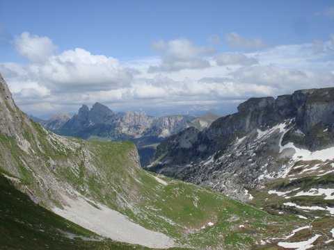 Réserve naturelle du Vanil Noir dans les Préalpes fribourgeoises suisses