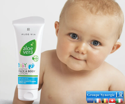 Face body lotion baby