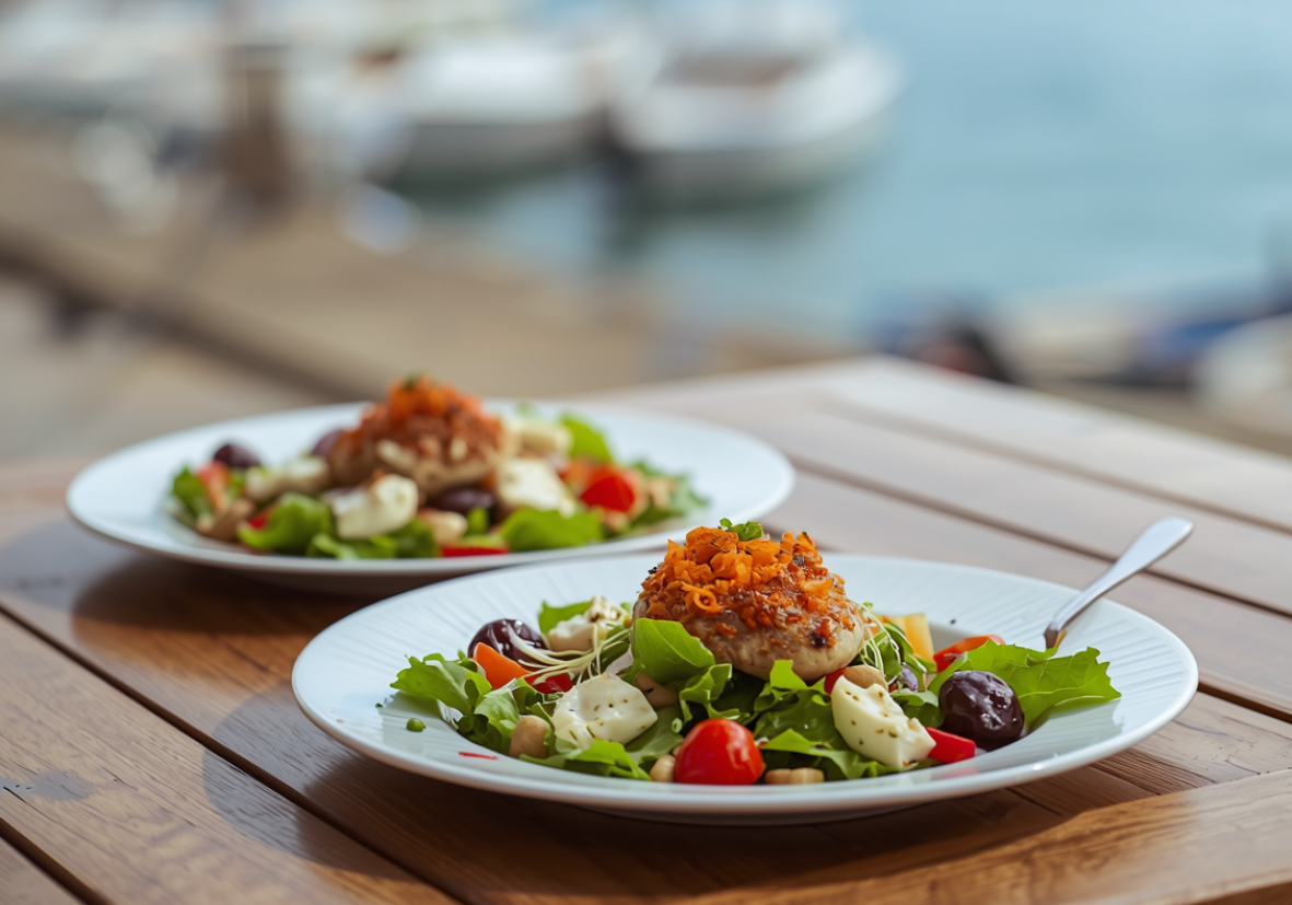 Salades Restaurant La Cabana Del Port Sainte Marie la Mer