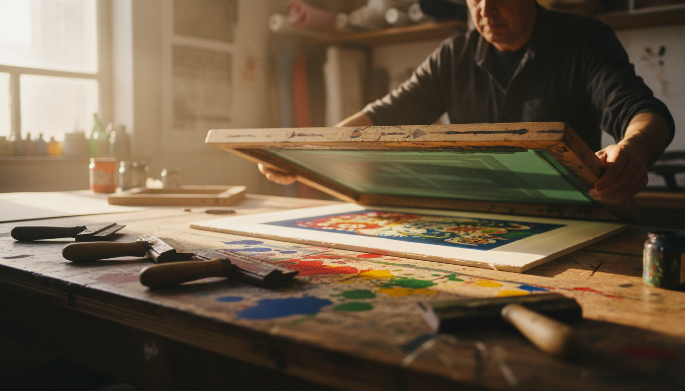 L'histoire de l'impression en sérigraphie