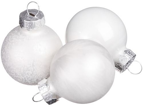 Mini weihnachtskugeln in weiss winterdeko o3cm 22 st 4022949126272 001