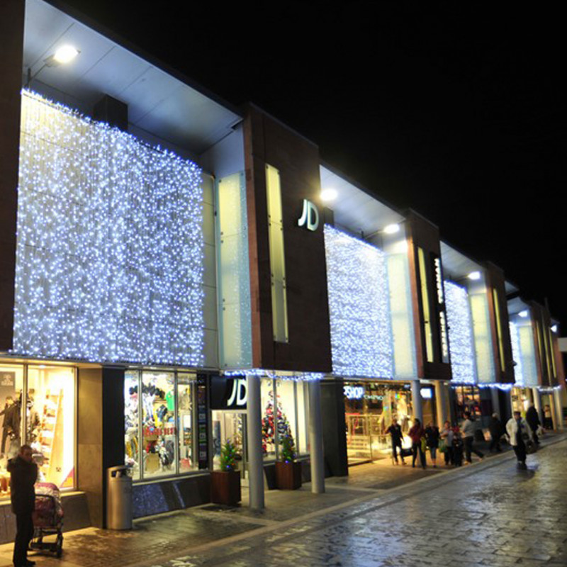 Rideau lumineux 200 x 300 cm blanc froid 1 