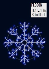 Flocon sintillant 1m 