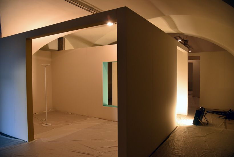 Construction par FIXART de cloisons d'exposition pour une scénographie au Musée des Ursulines à Mâcon