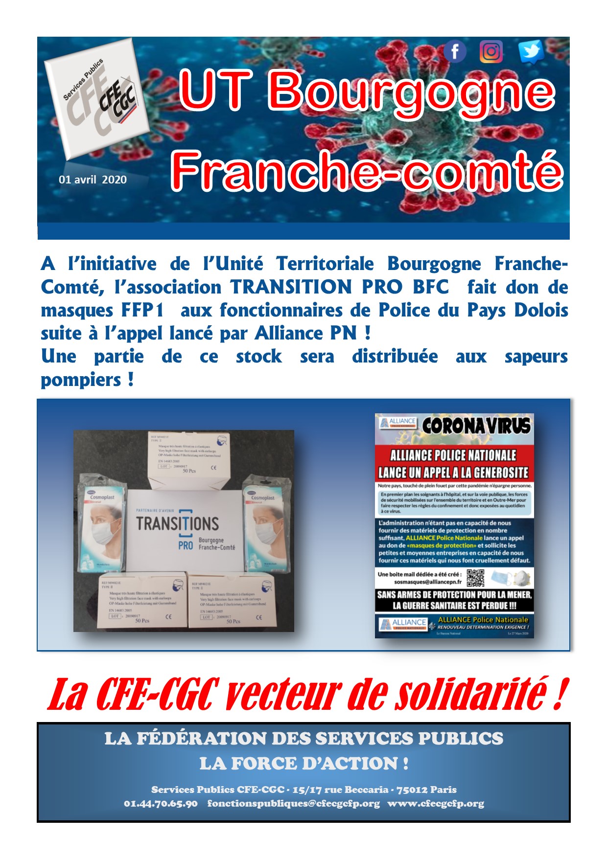 UT BOURGOGNE FRANCHE-COMTE - COVID19