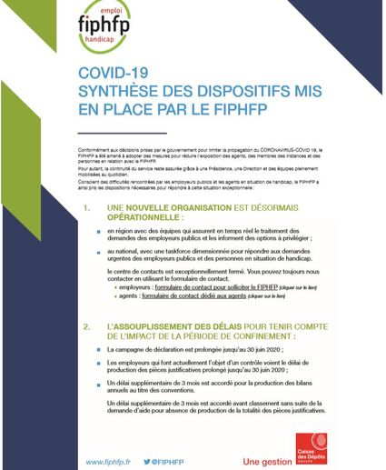 COVID19 - FIPHFP