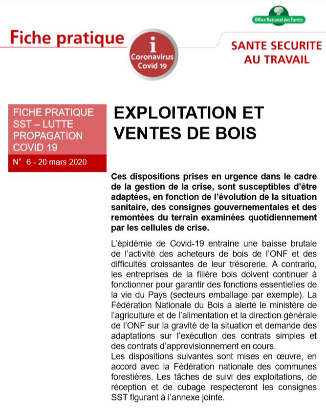COVID19 - ONF - FICHE 6