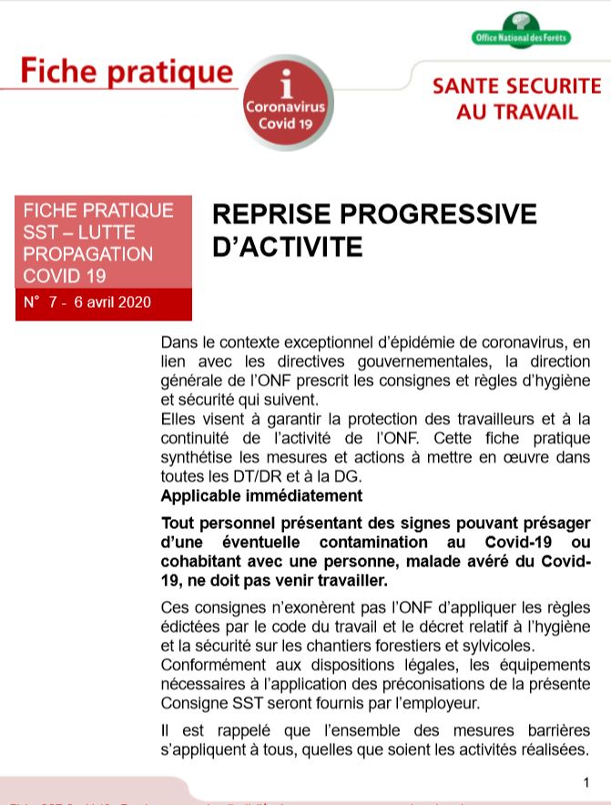 COVID19 - ONF - FICHE 7