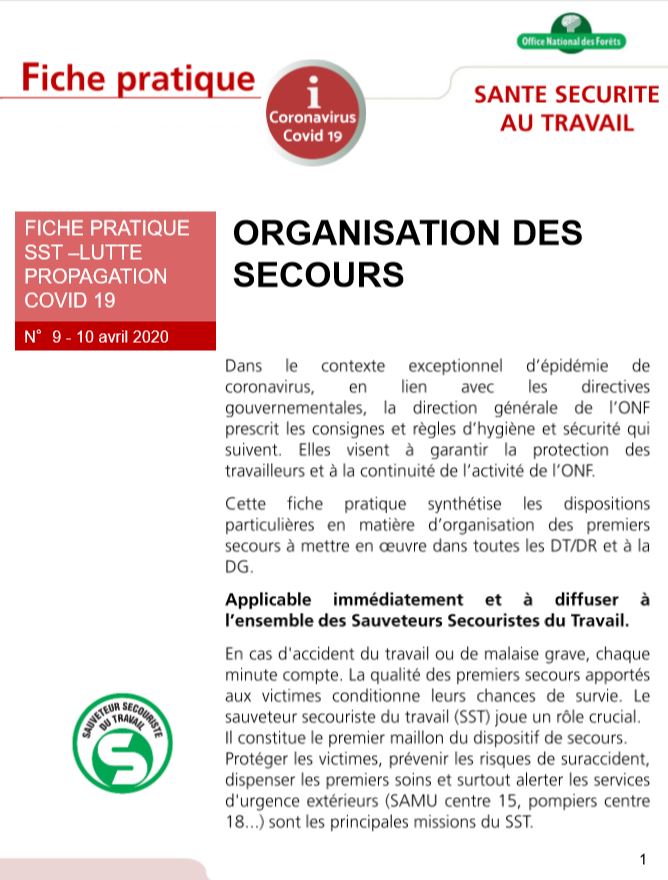 COVID19 - ONF - FICHE 9