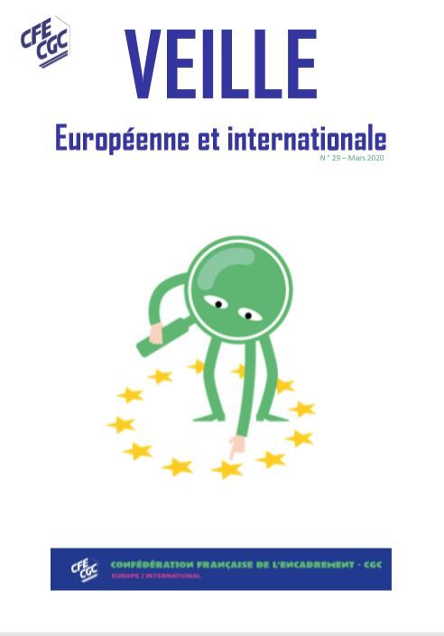 COVID19 - CFE CGC - Veille Européenne et internationale