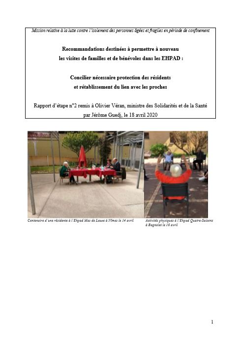 COVID19 - UNIR - EHPAD - RAPPORT GUEDJ
