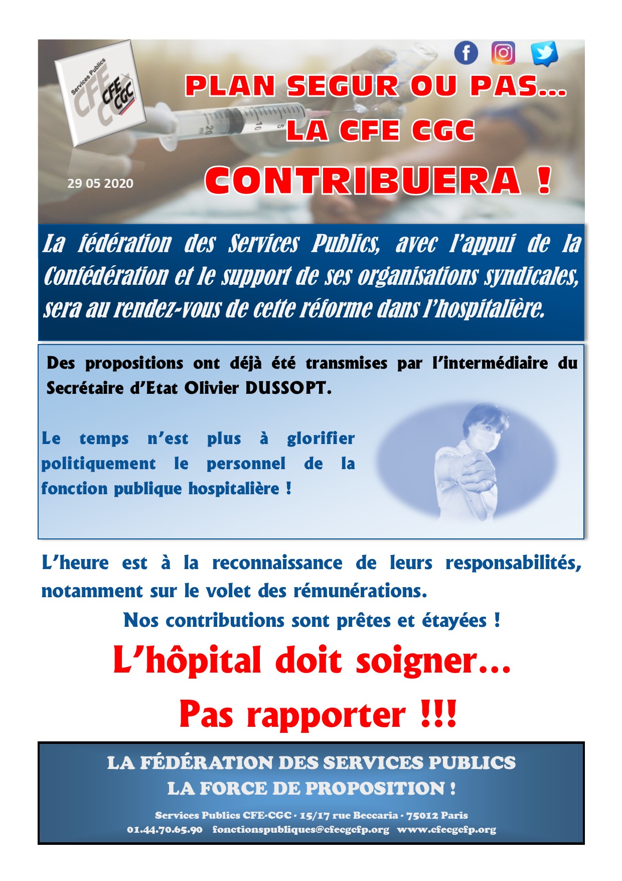 Plan SEGUR - CFE CGC SP