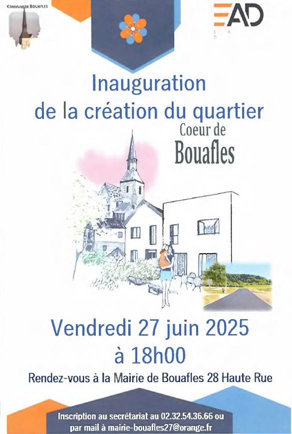 2025 invitation inauguration de la creation du quartier coeur de bouafles le 27 juin site