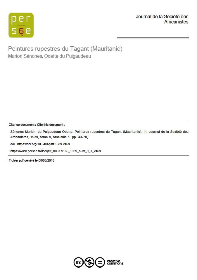 Peintures rupestres du Tagant