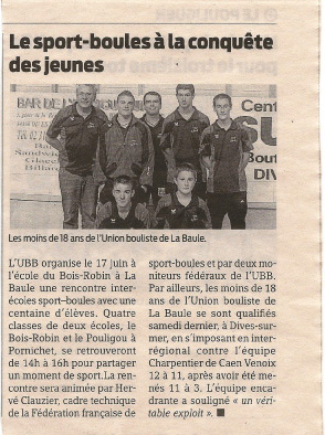 Article de presse ocean du samedi 11 juin0001 copie