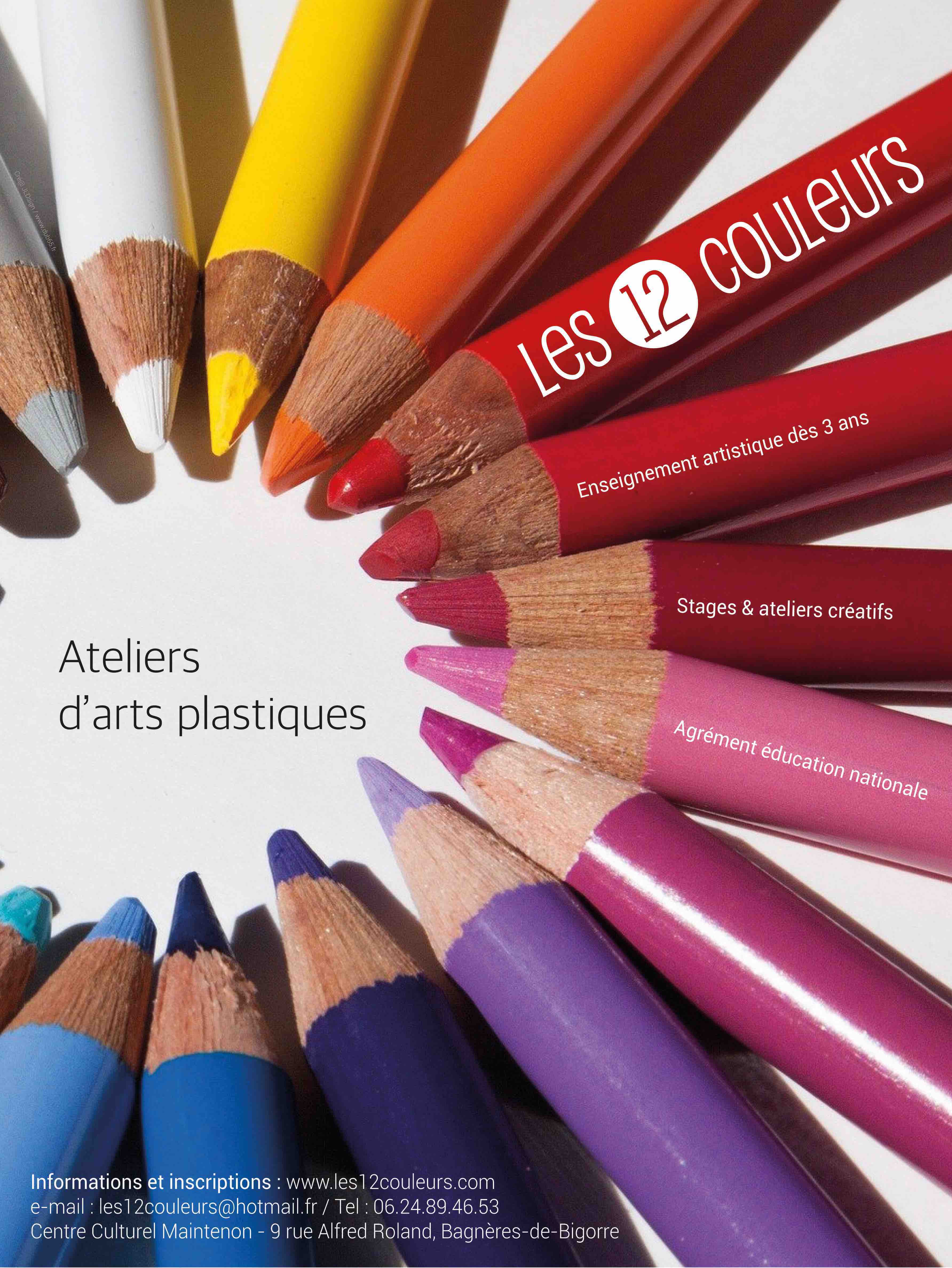 Affiche 12 couleurs 2023 30x40 light