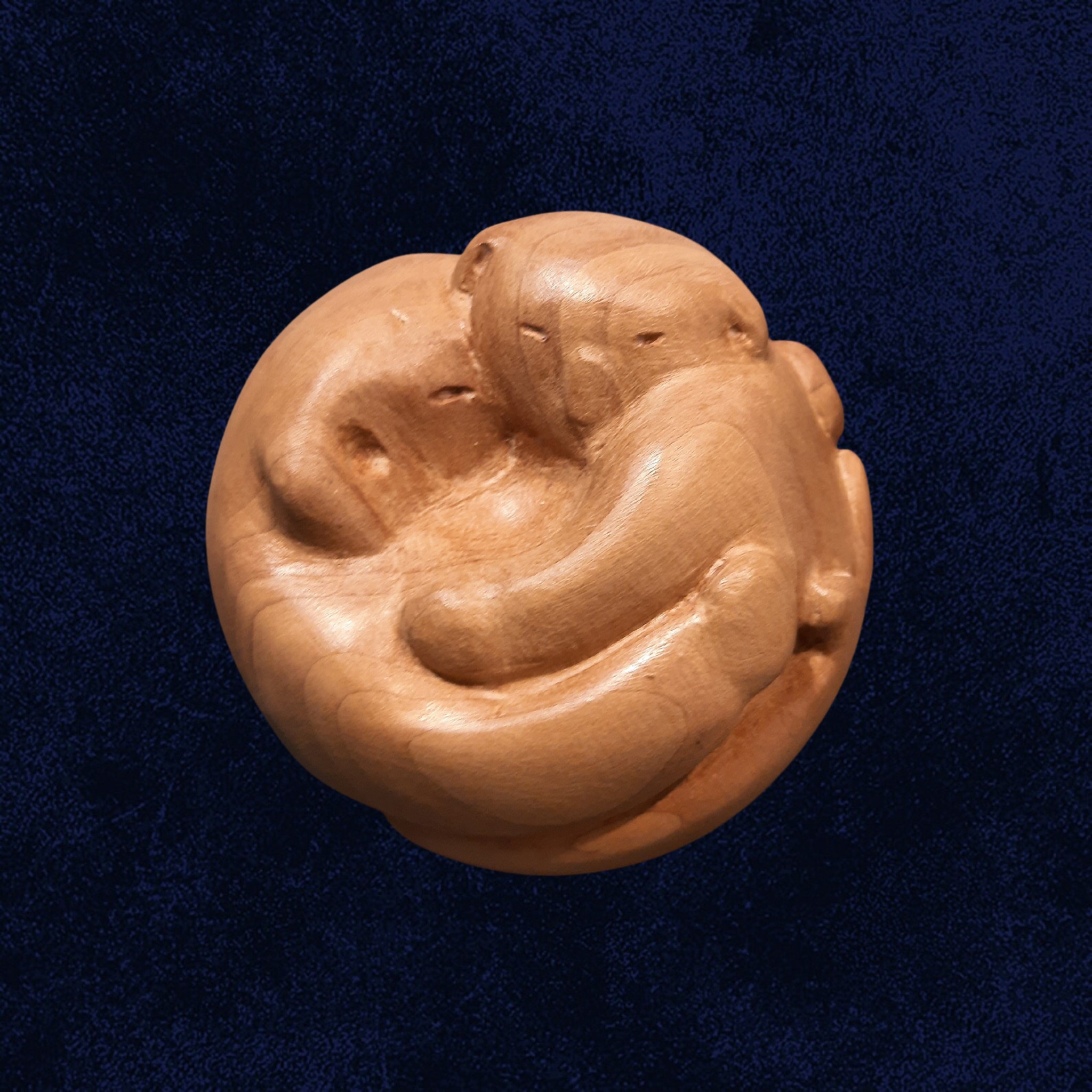Boule de calin bleu