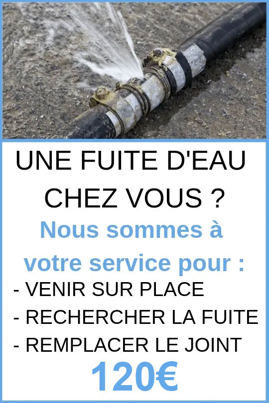 Fuite d eau Colombes