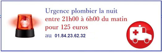 Urgence plombier nuit