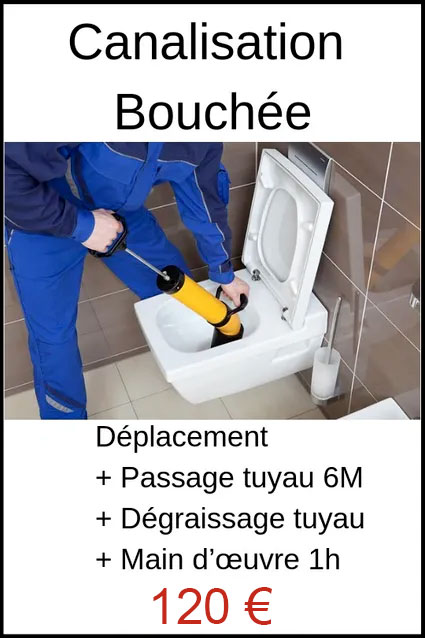 Canalisations bouchees Sarcelles 2 