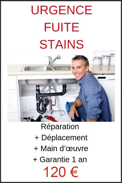 Fuite d eau Stains