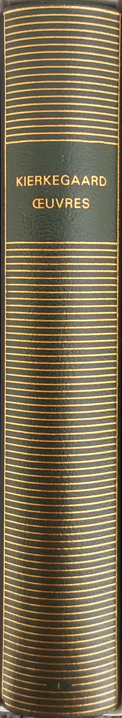 Volume 631 de Soren Kierkegaard dans la Bibliothèque de la Pléiade.