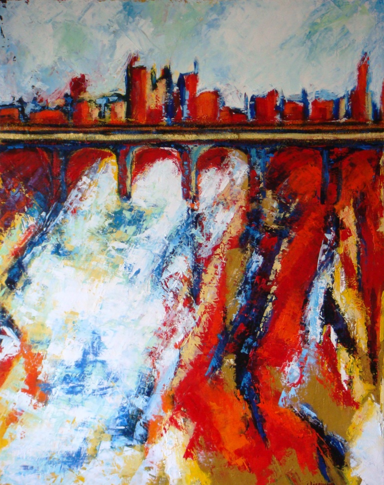 Lecrivain the bridge n 1   92 par 73 cm