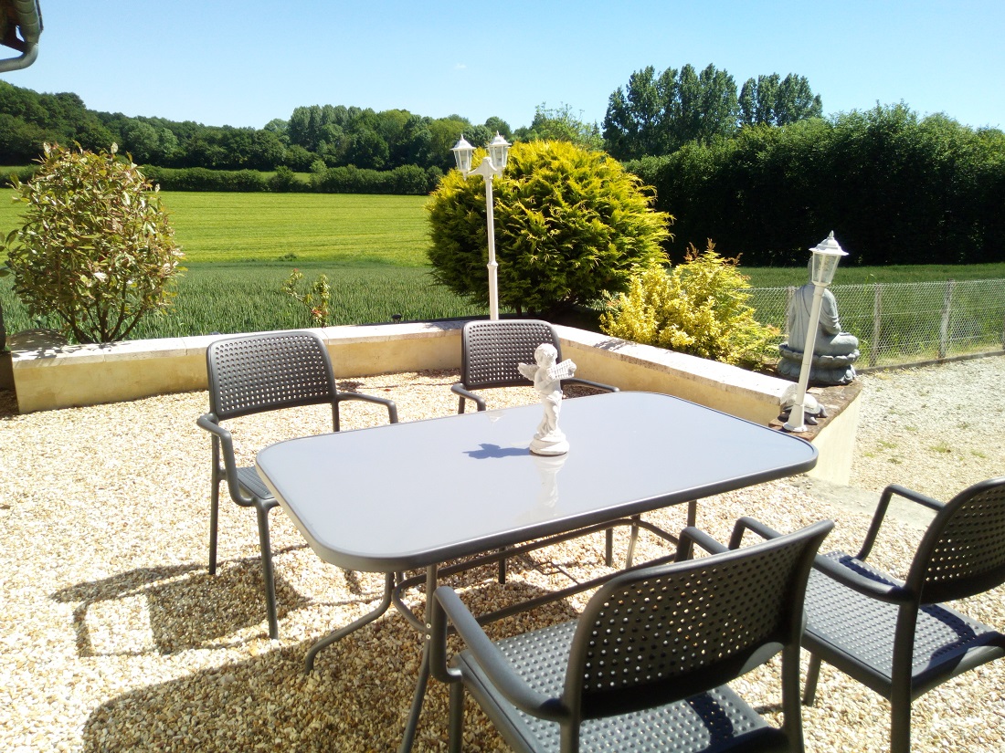 gite dans le perche terrasse